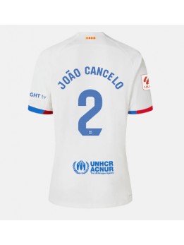 Barcelona Joao Cancelo #2 Auswärtstrikot für Frauen 2023-24 Kurzarm